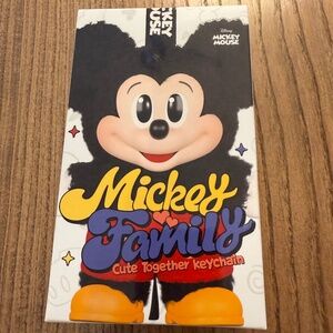 Popmart Mickey Family cute Together Keychain